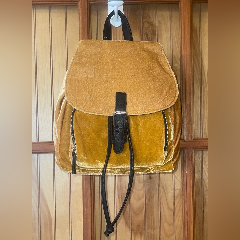 Velvet Mustard Backpack